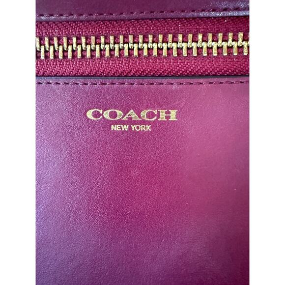 Coach Legacy Air Bag Crossbody Adjustable Length Chain Port Wine 25362 - Picture 16 of 16